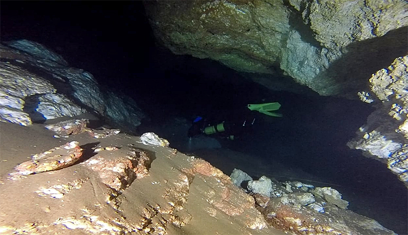 Подводная пещера в Нижегородской области