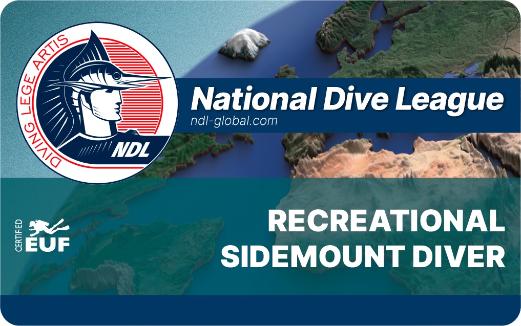 Курс обучения дайвингу NDL Recreational Sidemount Diver