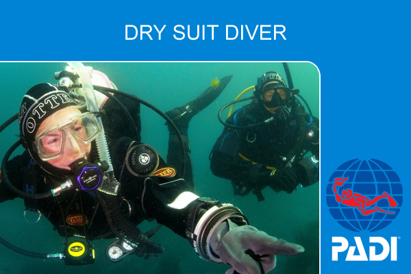 Курс обучения дайвингу PADI Dry Suit Diver