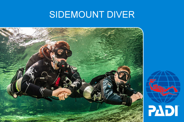 Курс обучения дайвингу PADI Sidemount Diver