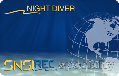 Курс обучения дайвингу SNSI Night and Limited Visibility Diver