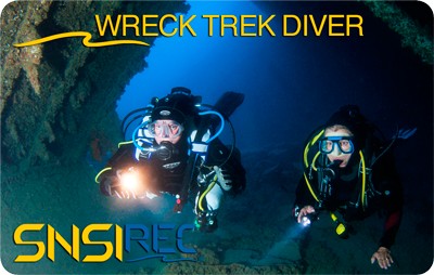 Курс обучения дайвингу SNSI Wreck Trek Diver