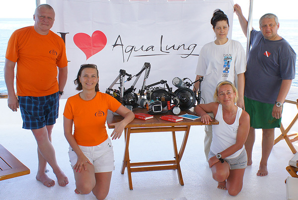 Участники российского Клуба AquaLung на фотосафари в рамках специальной акции компании AquaLung и журнала «Предельная глубина»