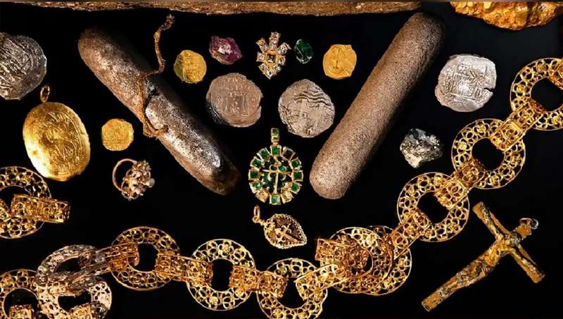 Сокровища с испанского галеона покажут в Багамском музее
